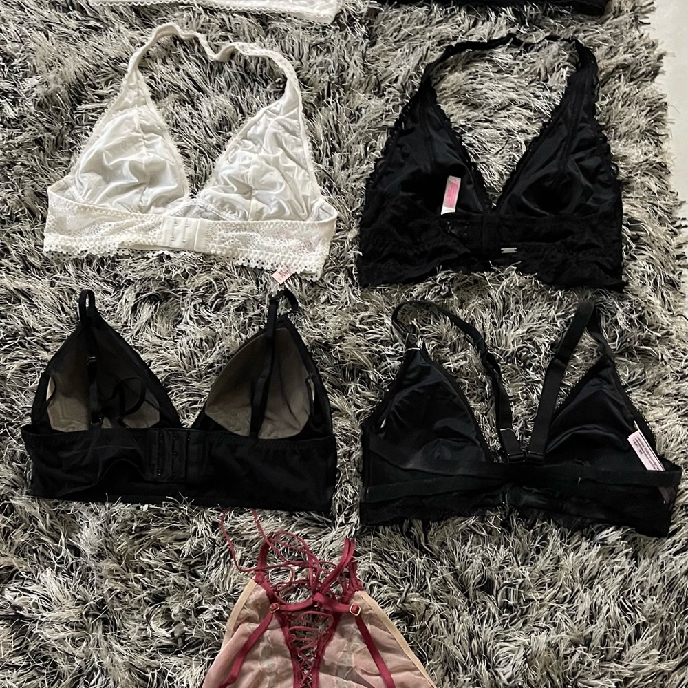 SOLD Victorias Secret bundle 7pc Bralettes new Medium size - Picture 3 of 4